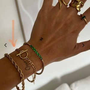 Ellie Vail Bracelet - Jayce Figaro Chain Toggle Bracelet - Gold